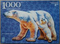 Shaped Tier Puzzle Polar Bären Familie Mutter Baby 1000 Teile Bayern - Pommersfelden Vorschau