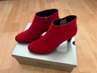 GABOR Stiefeletten Boots rot Wild Leder, Gr. 38,5 (5,5) - NEU! Kr. München - Haar Vorschau