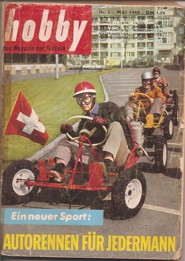 Vintage // antiquar. Zeitschrift "HOBBY" aus den Jahren 1959-1962 in Hamburg