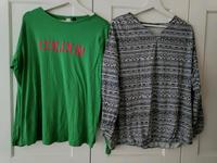 2 Damen Shirts Langarmshirts Gr. 48/50 "Gina Benotti Nordrhein-Westfalen - Lennestadt Vorschau