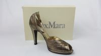 Max Mara Damen Pumps offen Leder Golden Gr. 38 Berlin - Steglitz Vorschau