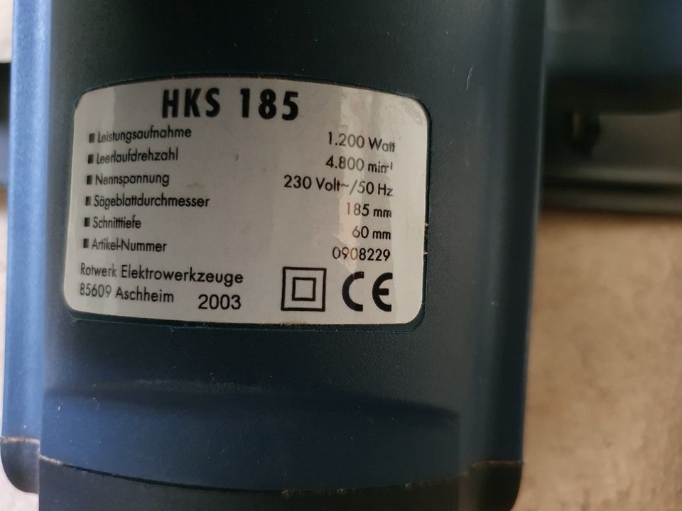 Handkreissäge Bosch PKS 54, Rotwerk HKS 185 in Leipzig