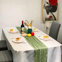 VERLEIH Tischläufer hellgrün grün Cheesecloth Käsetücher Hochzeit Sachsen - Eilenburg Vorschau
