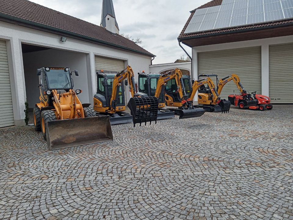 Radlader * Minibagger * Mieten * Leihen * Vermietung * Bagger in Neuhaus am Inn