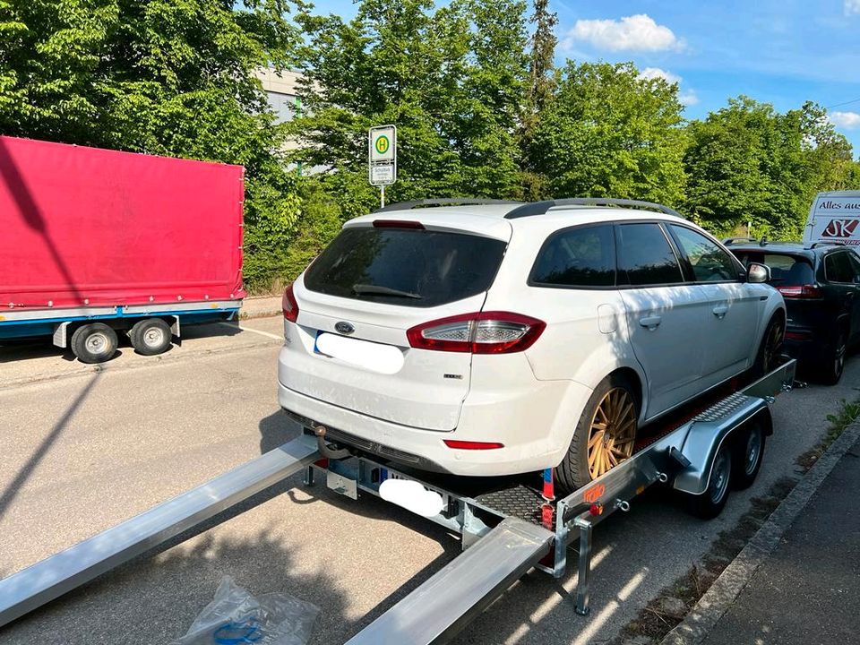 Autotransportanhänger Autotrailer Autotransporter Anhänger mieten in München