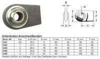 Anschweißende KAT. 1 -UA3- Anschweißkugel für Unterlenker Nordrhein-Westfalen - Lennestadt Vorschau