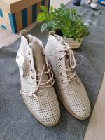 Rieker Damen Schuhe Stiefelette Leder Gr.39 Grau Baden-Württemberg - Aalen Vorschau