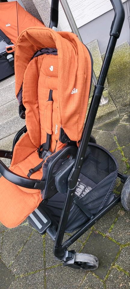 Joie Chrome DLX Kinderwagen Buggy Orange viel Zubehör in Steinhagen