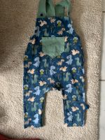 Latzhose Dino 68 74 handmade  mint Eukalyptus blau Nordrhein-Westfalen - Hagen Vorschau