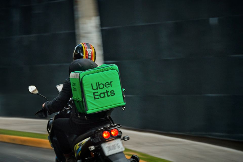 Uber eats Fahrer in Saarbrücken