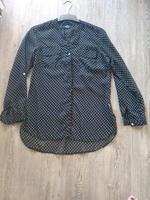 Bluse, langem, schwarz mit Punkten, Größe 40/42 Hessen - Rodenbach Vorschau