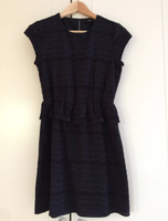 Dunkelblaues Sommerkleid mit Lochmuster von Only Gr. 34 Niedersachsen - Duderstadt Vorschau