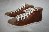 Highsneaker TCM High Top Sneaker Gr. 38 39 Leder Braun/Beige 25cm Rheinland-Pfalz - Theismühlen Vorschau