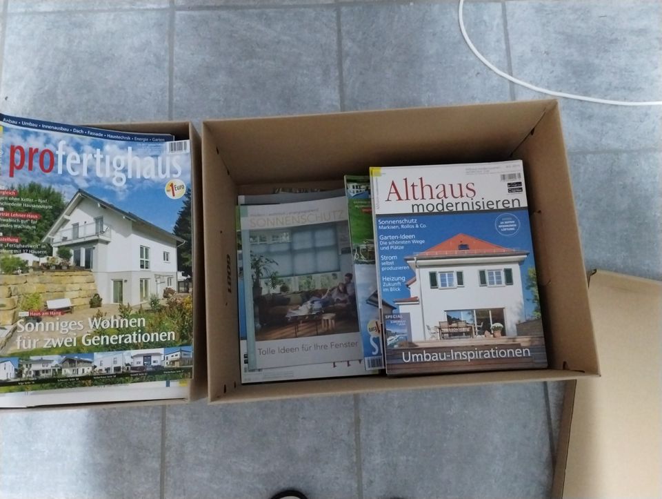 Hausbau und Renovierung Zeitschriften / 80 Stück in Furth im Wald