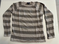Pullover Fishbone Gr. S/M Weiße/Graue Streifen Köln - Porz Vorschau