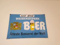 Weihenstephan Freising Emailschild Emailleschild Staatsbrauerei Bayern - Freising Vorschau