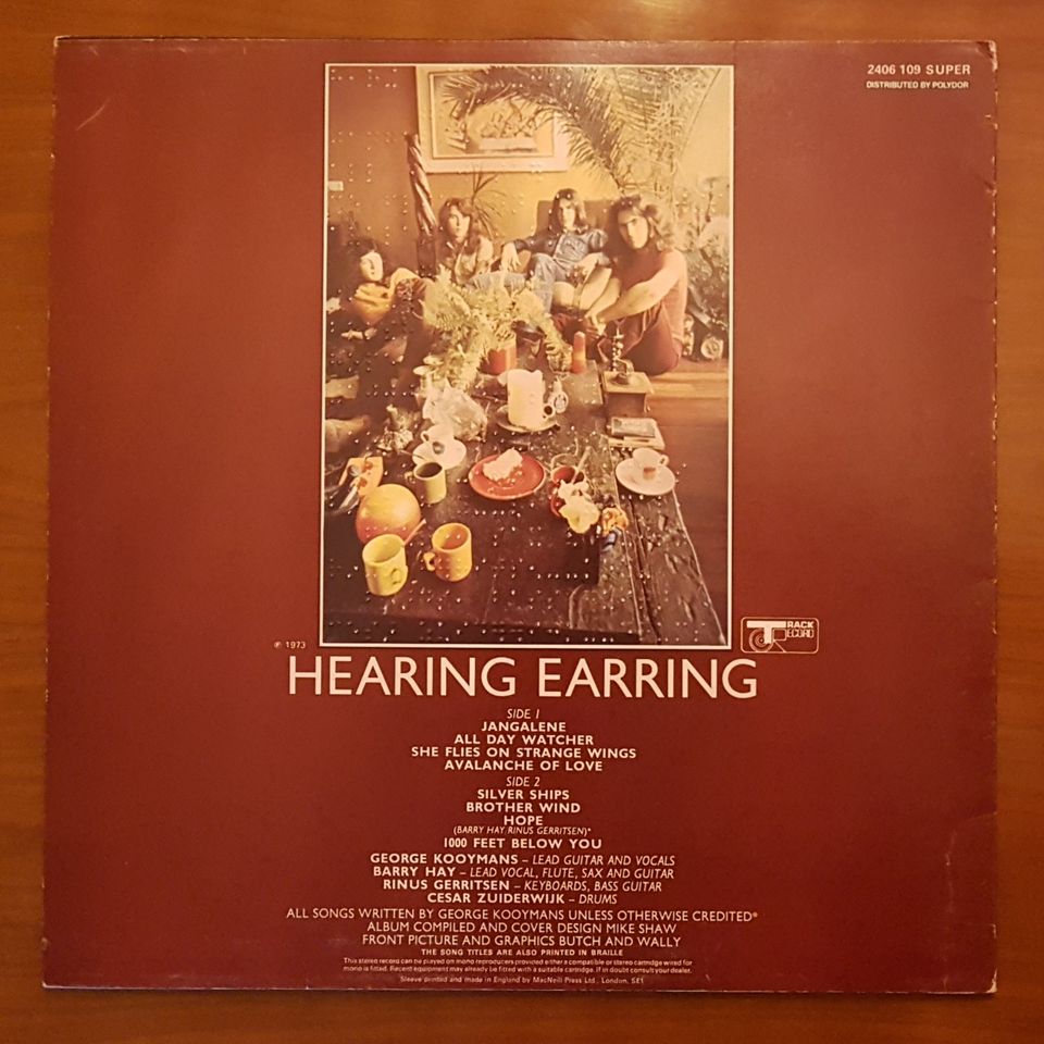 GOLDEN EARRING HEARING EARRING VINYL,LP in Hamburg