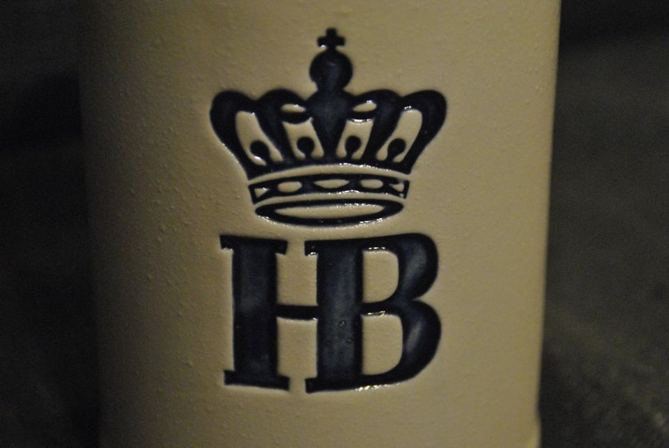 Maßkrug Bierkrug Steinkrug original HB Hofbräuhaus, 1 Liter in Satrup