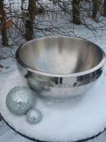 XXL Dekoschüssel Bowl Silber Metall Aluminium Tischdekoration Hessen - Rosbach (v d Höhe) Vorschau