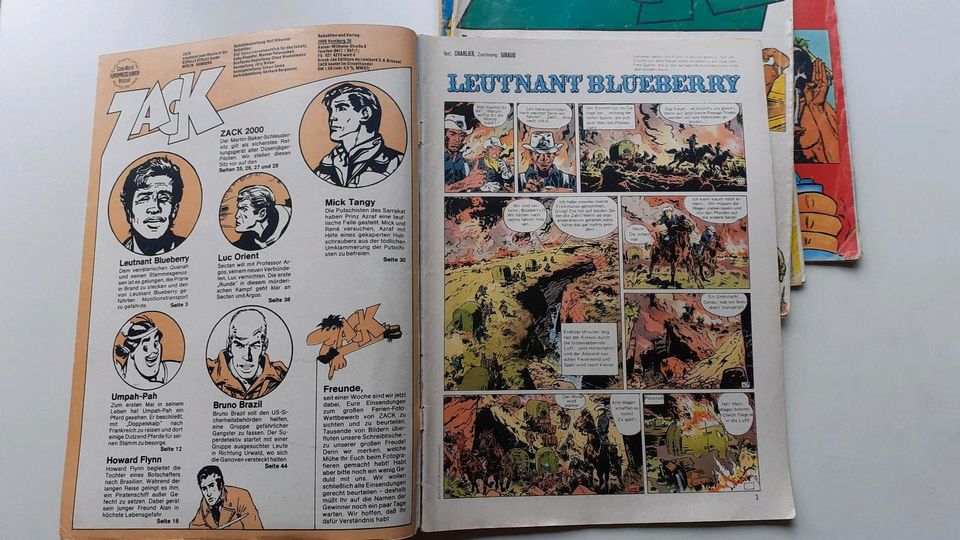 ZACK Comics 1972, inkl. erster Enterprise-Comic in Erftstadt