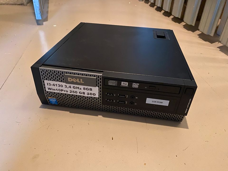 Dell Optiplex 9020 Core i3 3,4 GHz 8GB ram 250gb ssd in Neuhaus a.d. Pegnitz