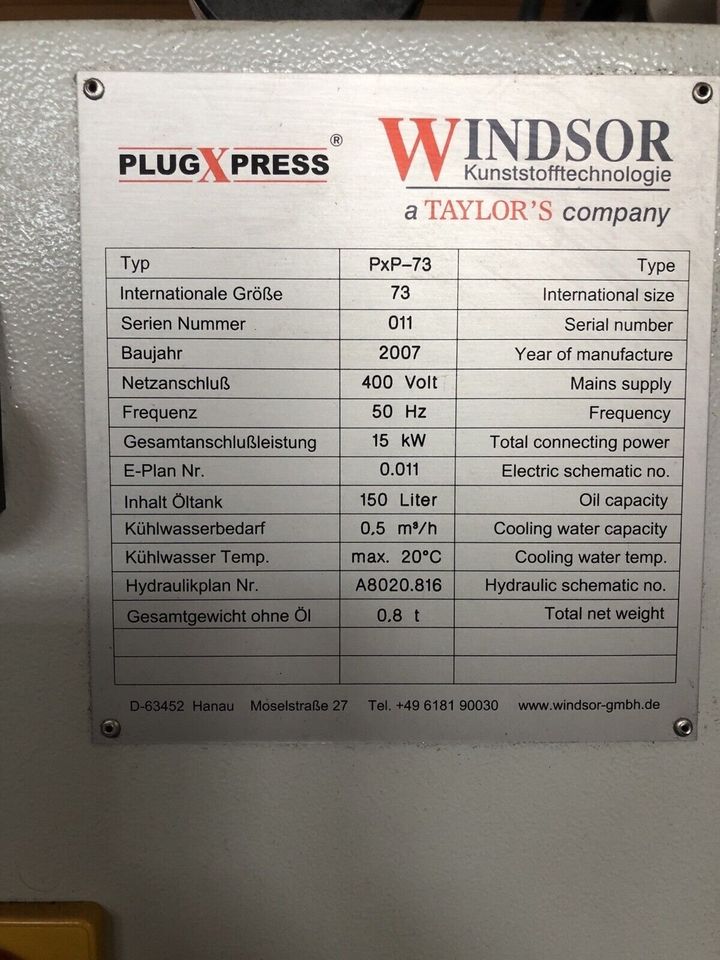 Spritzeinheit Windsor Plug X Press neuwertig in Wertheim