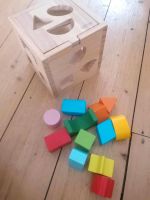 MyToys Steckwürfel aus Holz Steckbox Baby Puzzle Steckspiel Bielefeld - Schildesche Vorschau