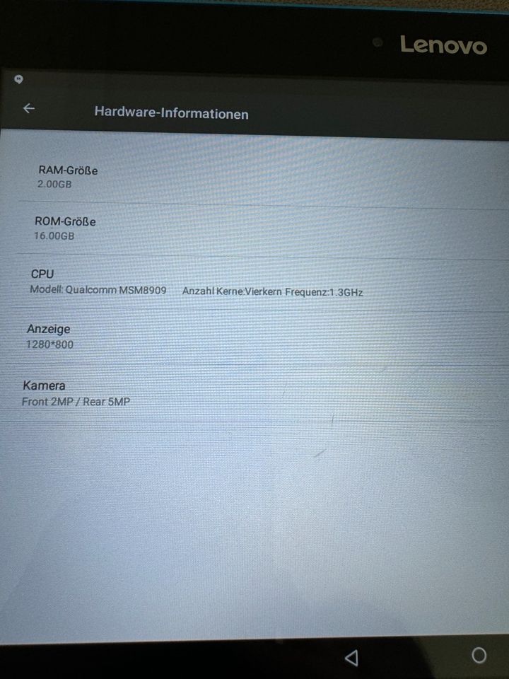 Lenovo Tablet TB-X103F in Budenheim