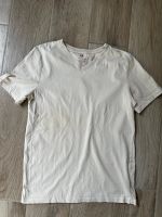 Beiges T-Shirt von H&M Basic Organic Cotton, Gr. 146/152 Brandenburg - Panketal Vorschau