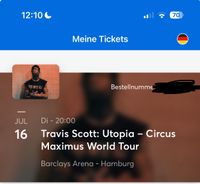 Travis Scott Platin Konzert Ticket Hamburg Bremen-Mitte - Bremen Altstadt Vorschau