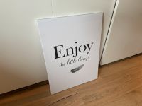 ‼️ "Enjoy the little things" - Leinwand Bild ca. 50x70cm Rheinland-Pfalz - Otterberg Vorschau