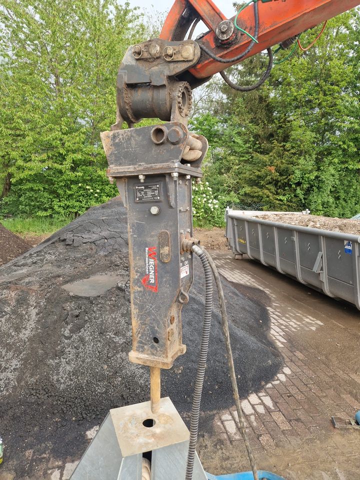 150kg Hydraulikhammer MS01/03 Mieten Stemmhammer Specht Meißel in Kastellaun