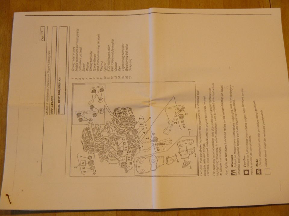 Ducati 749 999 998 Ergal Nockenwellenräder Pulleys in Affing