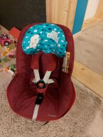 Maxi Cosi 2WayPearl + Isofix und Ersatzbezug,  Handmade Kopfbezug Sachsen - Machern Vorschau