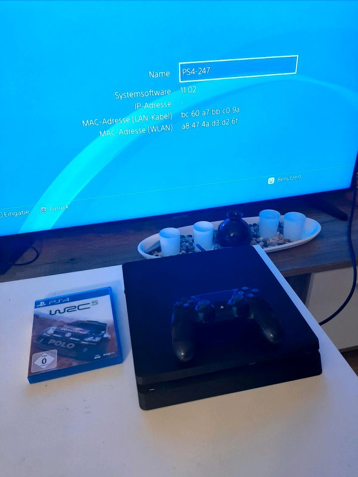 Playstation ps4 Slim in gutem Zustand + Controller +Spiel in Aachen