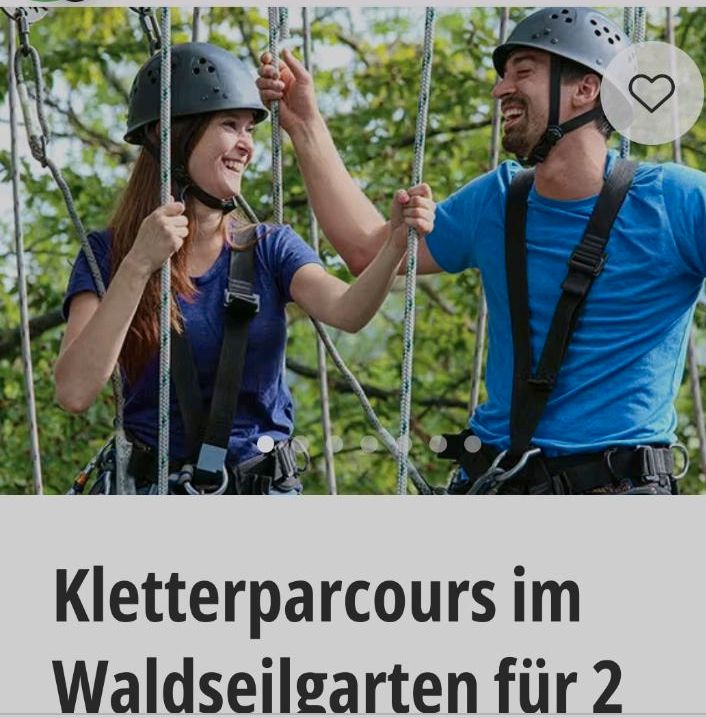 Jochen Schweizer Kletterparcours für 2 in Freiburg im Breisgau