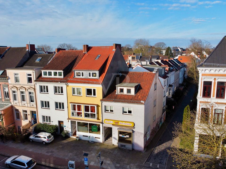 Sielwall: Sanierungsbedürftiges Wohn- und Geschäftshaus in TOP-Lage in Bremen