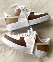 Custom Nike AIR Force 1 Sneaker - Cold Coffee - Braun Beige Niedersachsen - Hildesheim Vorschau