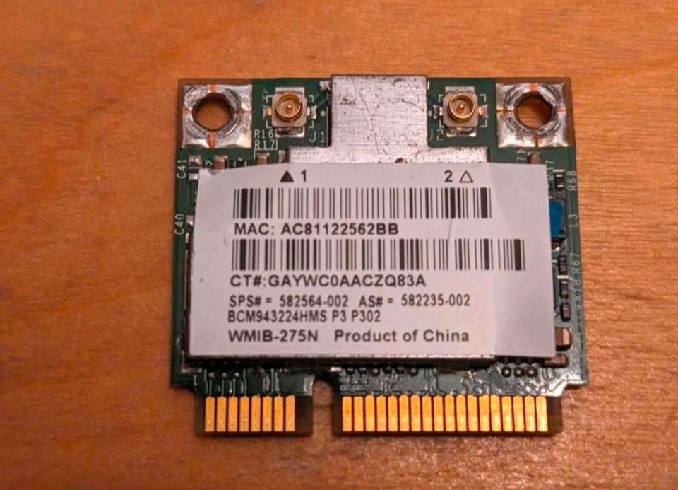 Broadcom BCM943224HMS W-Lan Adapter aus HP Pro Serie - Hackintosh in Stuttgart