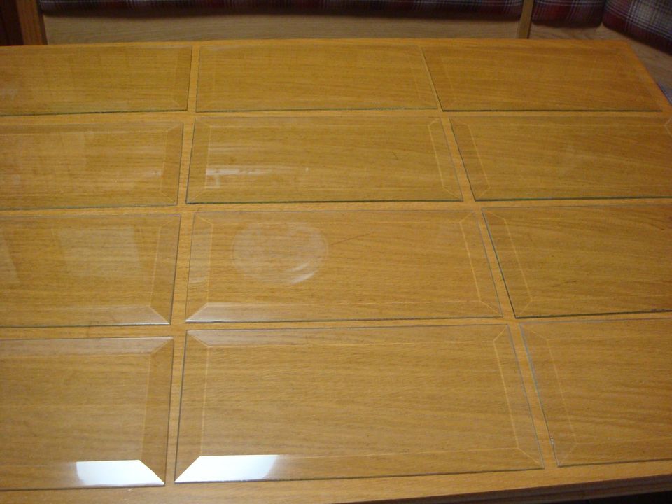 12x Glasplatten transparent DDR für Türen 305 x 150 mm Ø 6mm/1mm in Hartmannsdorf