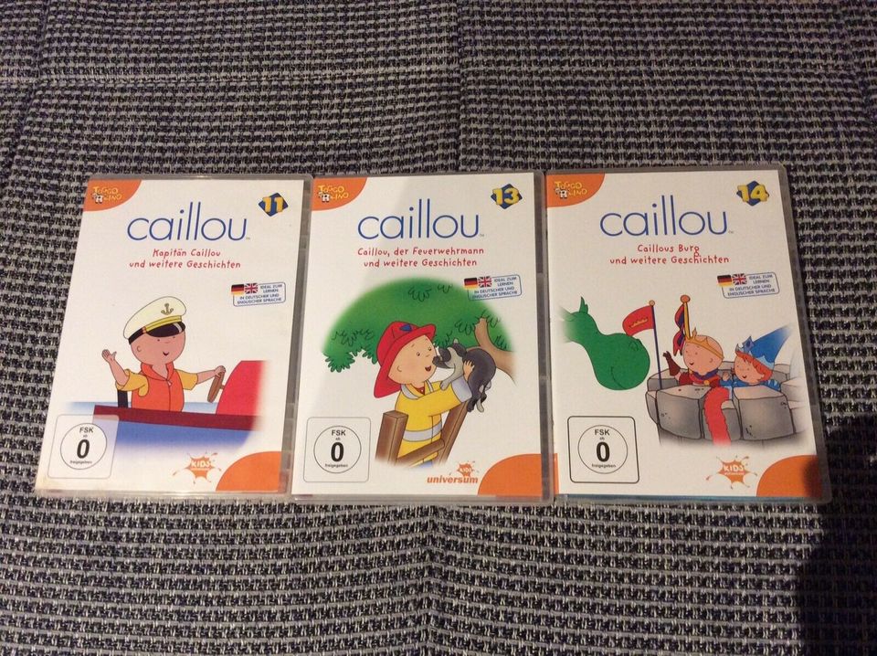 14 DVD Kinder Caillou in Augsburg