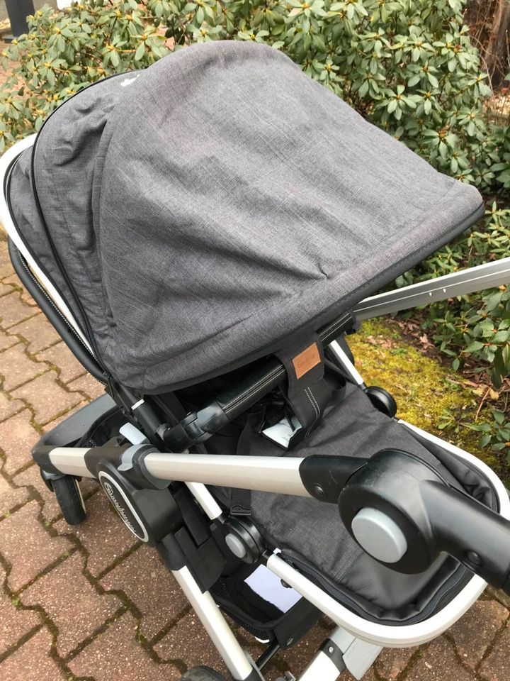 Emmaljunga NXT 90 Kombi Kinderwagen Grau Buggy in Gelsenkirchen