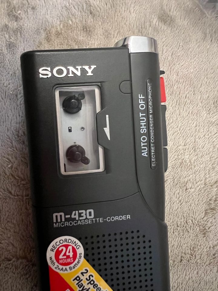 Sony M-430 Diktiergerät Microcassettenrekorder Olympus XB60 in Dresden