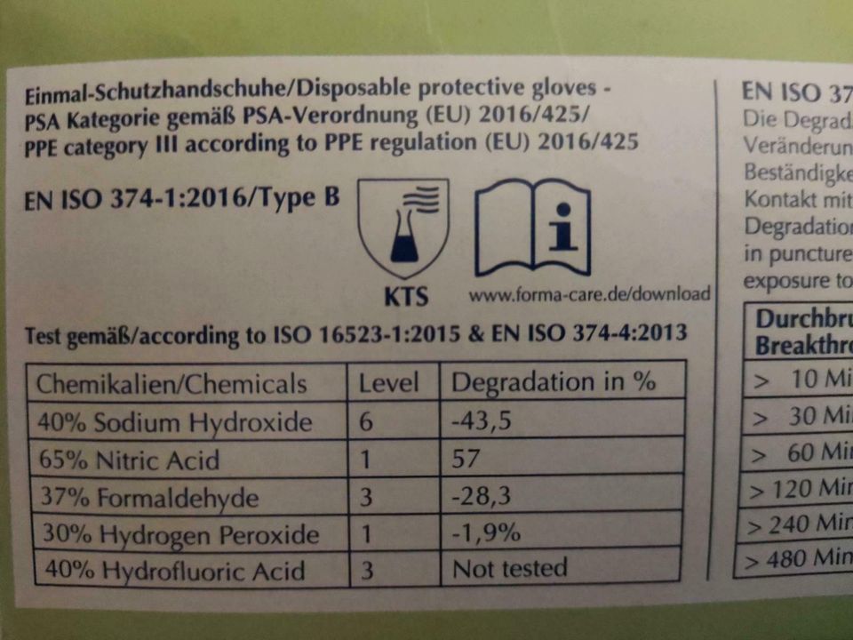 3 Latex Packungen Untersuchungshandschuhe gr.L je 100 stück in Neuburg a.d. Donau