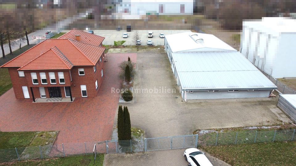 ROSE IMMOBILIE KG: Lager-/Werkstatthallen in Espelkamp zu vermieten. in Espelkamp