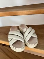 PAUL GREEN SANDALEN PANTOLETTE "SUPER SOFT" BEIGE CREME GR. 39 Nordrhein-Westfalen - Bottrop Vorschau