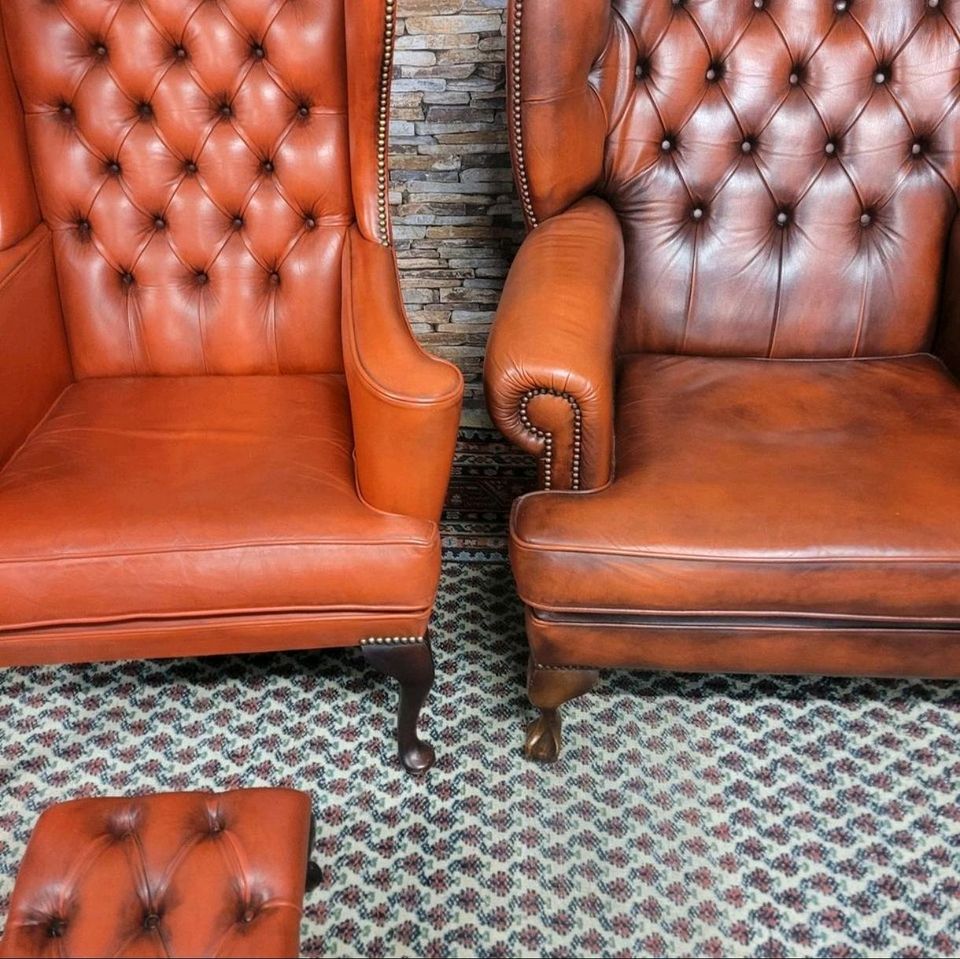 2X CHESTERFIELD Sessel in einem sehr guten Zustand in Düsseldorf