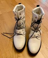 Stiefel Boots in Weiß Gr. 38,5 von Justfab NEU ohne Karton Bayern - Nußdorf am Inn Vorschau
