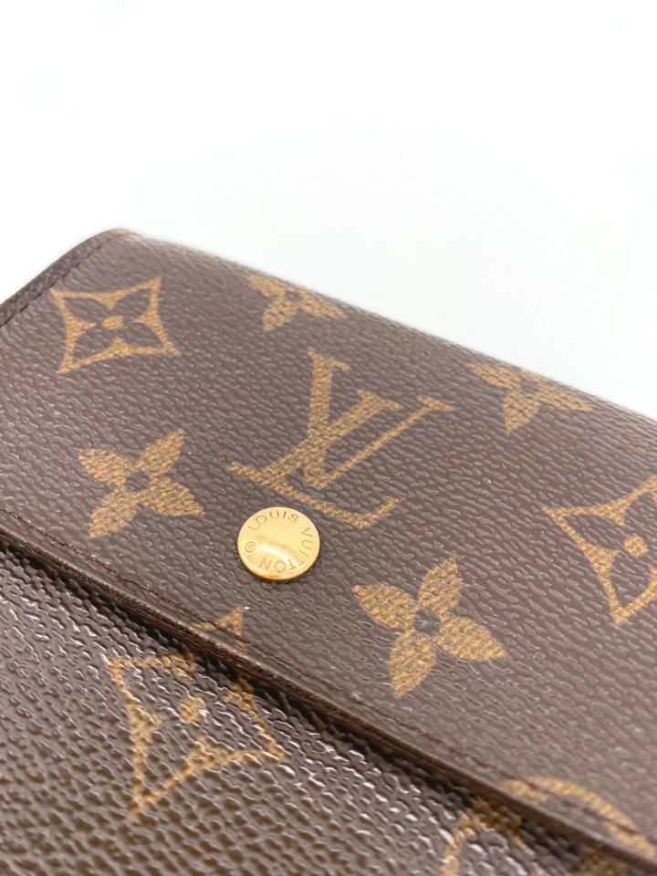 Louis Vuitton Elise Geldbörse, Zertifikat, Portemonnaie, Monogram in Warendorf