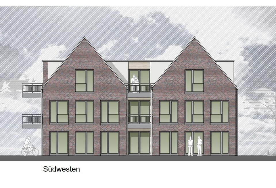 Neubau Eigentumswohnung nach KfW 40+ mit Wallbox (Wohnung Nr. 4) in Oldenburg